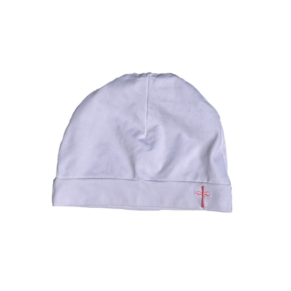 White Cross Skull Cap